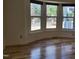 Living room with a bay window at 4300 Hickory Ridge Dr, Raleigh, NC 27609
