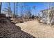 A spacious backyard provides ample room for outdoor activities and gardening at 4538 Brighton Ridge Dr, Apex, NC 27539