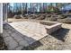 Brick paver patio offers a private space for outdoor gatherings and relaxation at 4538 Brighton Ridge Dr, Apex, NC 27539