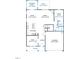 Main floor features kitchen, Gathering room, and garage at 513 Marthas View Way, Wake Forest, NC 27587
