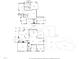 Floor plan featuring the layout of the home and backyard pool at 5240 Indigo Moon Way, Raleigh, NC 27613