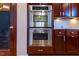 Double oven and granite countertops in this updated kitchen at 5240 Indigo Moon Way, Raleigh, NC 27613