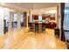 Large kitchen with island, granite countertops, and stainless steel appliances at 5240 Indigo Moon Way, Raleigh, NC 27613