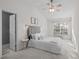 Spacious bedroom with a plush bed and ample natural light at 1316 Holly Grove Way, Durham, NC 27713