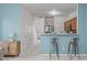 Kitchen with stainless steel appliances and breakfast bar at 1316 Holly Grove Way, Durham, NC 27713
