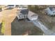 Aerial view of house and surrounding neighborhood at 202 Meadow Loop Dr, Clayton, NC 27527