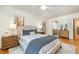 Spacious bedroom with ensuite bathroom access and ample natural light at 2100 Tadley Dr, Chapel Hill, NC 27514