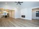 Open concept living area with kitchen views and high ceilings at 4120 Emily Ln, Oxford, NC 27565