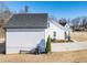 House exterior showcasing a large backyard and detached shed at 430 Heart Pine Dr, Wendell, NC 27591