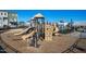 Community playground with modern play structures at 5516 Reach Dr, Raleigh, NC 27616