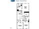 Blayre-Second Floor plan showcases an owner's suite, two bedrooms, and two baths at 124 Kobus Ct, Garner, NC 27529