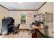 Home office with two workspaces and built-in shelving at 200 Cedarwood Dr, Erwin, NC 28339