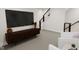 Finished basement with TV, stylish console, and comfortable seating at 4075 Elk Creek Ln # 9, Raleigh, NC 27612