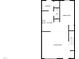 Floor plan showing main living area, kitchen, and bedrooms at 5211 Blue Lagoon Ln, Raleigh, NC 27610
