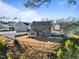 Aerial view of house and backyard with fence at 88 Capewood Ct, Garner, NC 27529