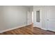 Spacious bedroom with hardwood floors and ample closet space at 88 Capewood Ct, Garner, NC 27529