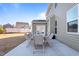 Spacious patio with seating area, perfect for outdoor dining and entertaining at 88 Capewood Ct, Garner, NC 27529