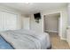 Main bedroom with a large closet and en-suite access at 103 Marion Dr, Erwin, NC 28339