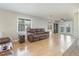 Spacious living room featuring hardwood floors and a large window at 103 Marion Dr, Erwin, NC 28339