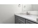 Bathroom with vanity and single sink at 1039 Brockton Dr, Mebane, NC 27302