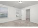 Bedroom with neutral walls, carpeting, and a small closet at 1039 Brockton Dr, Mebane, NC 27302