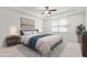 Main bedroom with plush bed and stylish decor at 1039 Brockton Dr, Mebane, NC 27302