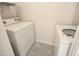 Laundry room area with washer and dryer hookups at 121 Lumina Pl, Holly Springs, NC 27540