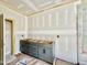 Bathroom with unfinished vanity, fixtures, and doorways at 2628 Silver Gate Ct, Wake Forest, NC 27587