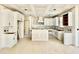 Kitchen features a large area for appliances, cabinetry, and countertops at 2628 Silver Gate Ct, Wake Forest, NC 27587
