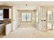 Bright kitchen area featuring a view of the outdoors at 2628 Silver Gate Ct, Wake Forest, NC 27587