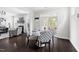 Bright dining area with patio access and seamless flow to the living room at 296 Two Creeks Lp, Chapel Hill, NC 27517