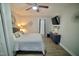 Main bedroom with a TV and ample closet space at 101 Oakmont Ave, Durham, NC 27713