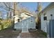 Well-maintained shed with brick pathway, perfect for extra storage at 101 Oakmont Ave, Durham, NC 27713