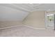 Bedroom with vaulted ceiling and ensuite bathroom at 201 Presque Isle Ln, Chapel Hill, NC 27514