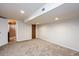 Finished basement with new carpet and extra room at 2540 Mayo Lake Rd, Roxboro, NC 27574
