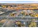 Aerial view of homes and surrounding area at 408 W Main St, Pine Level, NC 27568