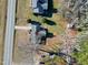 Aerial view of house and surrounding area at 5317 Ten Ten Rd, Apex, NC 27539