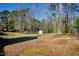 Large backyard with shed and tree coverage at 5317 Ten Ten Rd, Apex, NC 27539