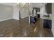 Open concept dining area with hardwood floors at 902 Laurel Gate Dr, Wake Forest, NC 27587