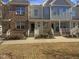 Brick front of townhome with 2-car parking at 902 Laurel Gate Dr, Wake Forest, NC 27587