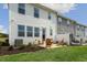 Private back patio with seating area, perfect for relaxing or entertaining at 119 Siebold St, Garner, NC 27529