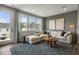 Spacious Gathering room with comfortable seating and large windows at 119 Siebold St, Garner, NC 27529