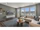 Spacious Gathering room with sectional sofa and large TV at 119 Siebold St, Garner, NC 27529