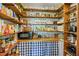Well-organized pantry with ample shelving for storage at 1610 Woodards Dairy Rd, Middlesex, NC 27557