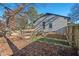 Backyard with fenced pet area and ramp at 1801 Liberty St, Durham, NC 27703