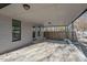 Covered carport with concrete flooring at 1801 Liberty St, Durham, NC 27703