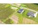 Aerial view of these two homes featuring the large lawns and neighborhood at 190 Broadleaf Ln, Youngsville, NC 27596