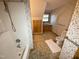 Full bathroom with shower/tub combo, toilet and vanity at 515 Docs Rd, Lillington, NC 27546