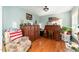 Cozy living room with rustic furniture and decor, perfect for relaxing at 575 Crystal Spring Dr, Sanford, NC 27332