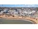 Aerial view of community and lake at 5940 Illuminate Ave, Raleigh, NC 27616